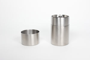 Japanese Stainless Steel Tea Storage Canister, 3 Sizes