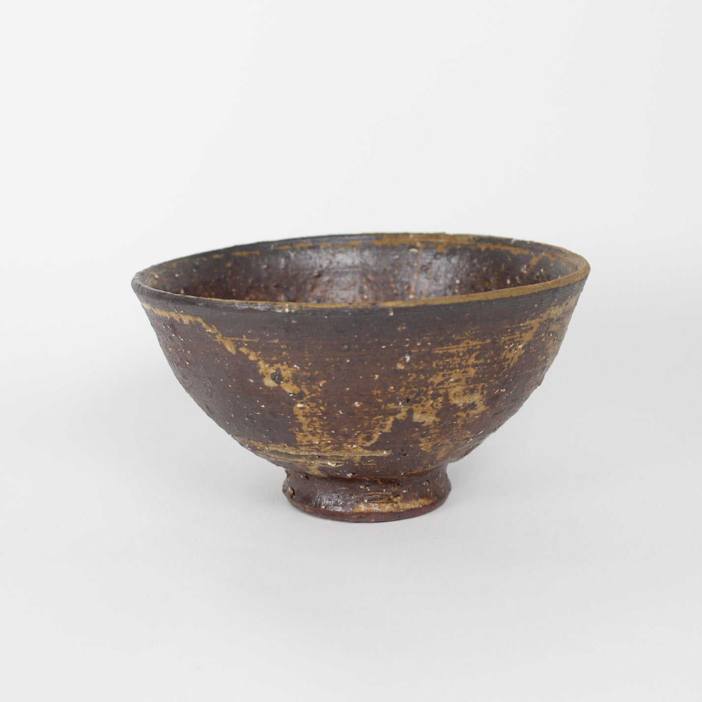 Korean Wood-firing Kiln Ceramic Sabal Tea Bowl