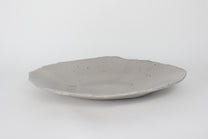 Korean Ceramic Centerpiece II, Speckled Gray