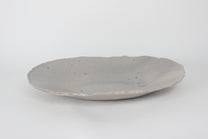 Korean Ceramic Centerpiece II, Speckled Gray