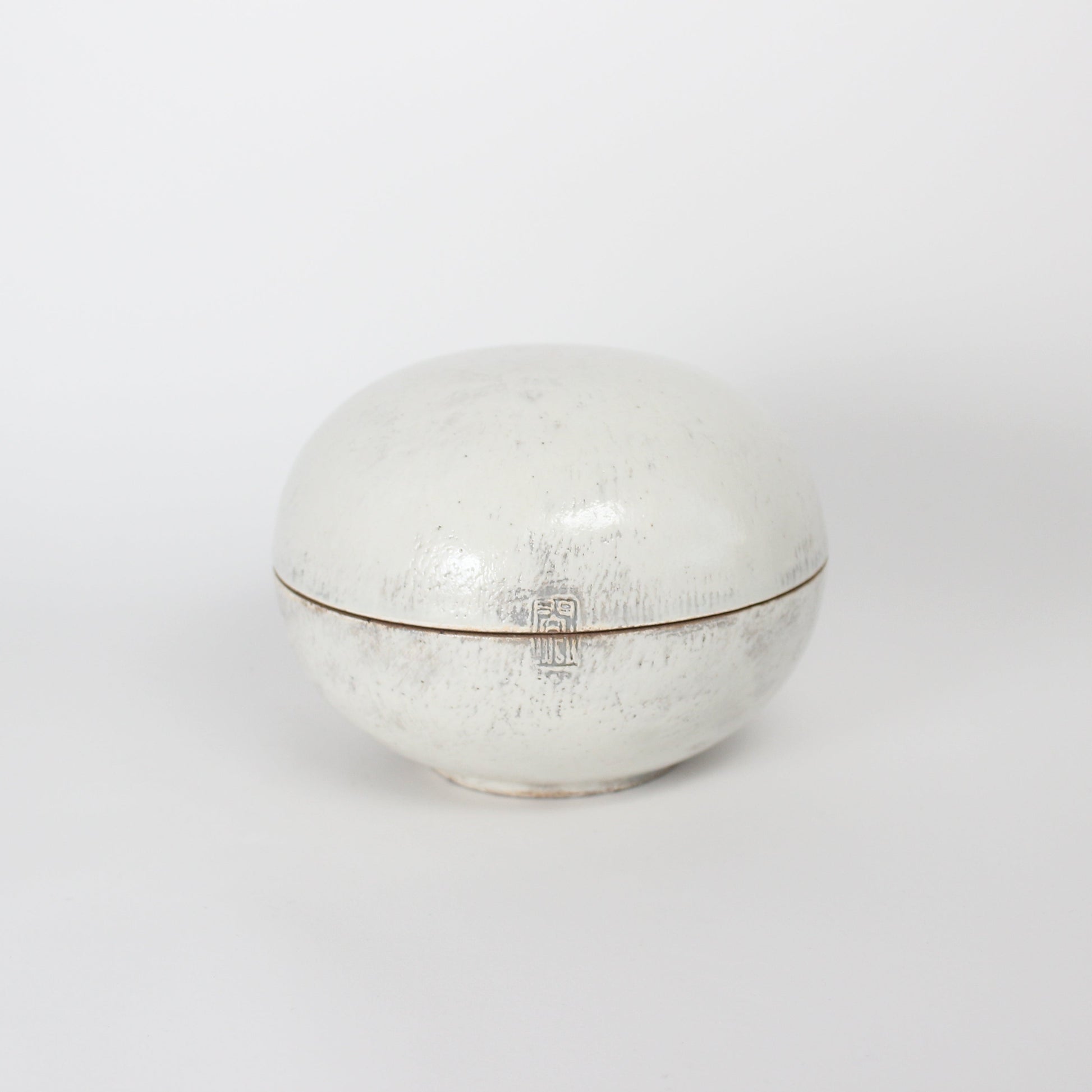 Korean Buncheong Ceramic Lidded Case, Large