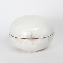 Korean Buncheong Ceramic Lidded Case, Large