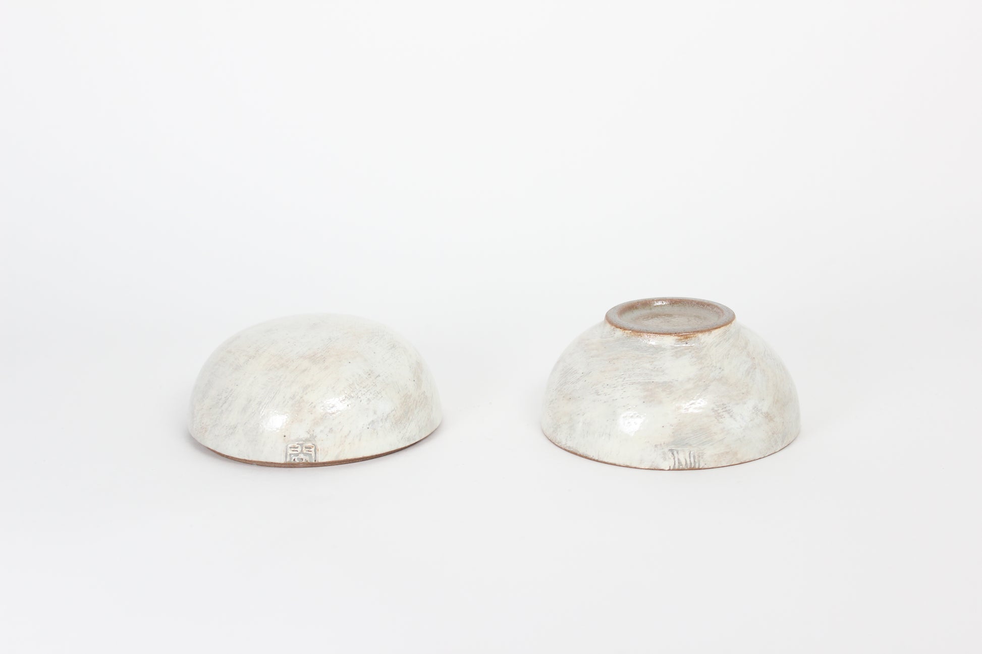 Korean Buncheong Ceramic Lidded Case, Small
