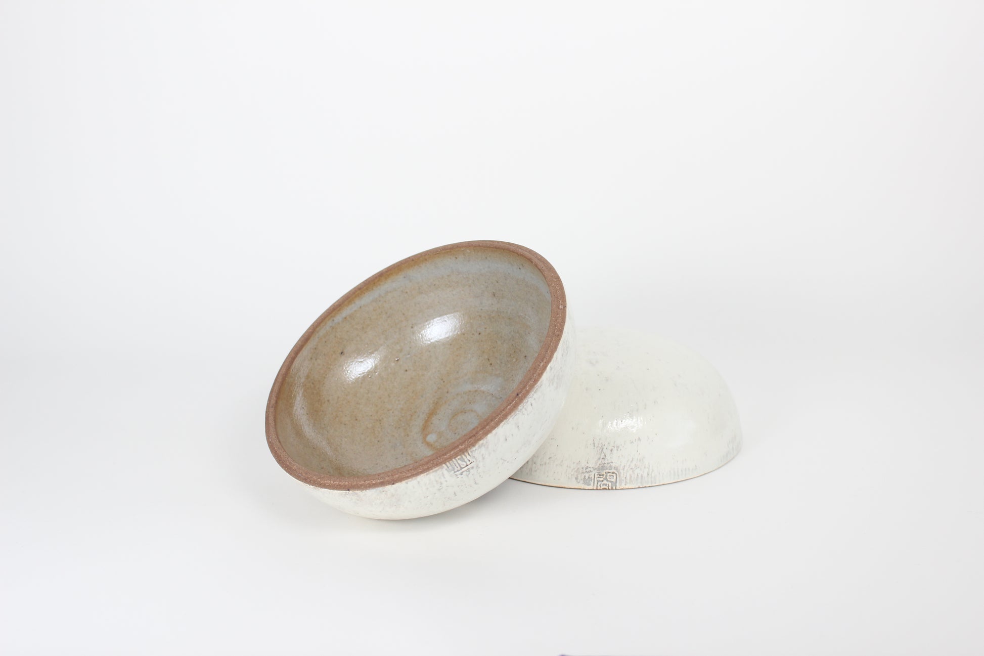 Korean Buncheong Ceramic Lidded Case, Large