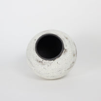 Korean Buncheong Ceramic Crackle Hangari Jar