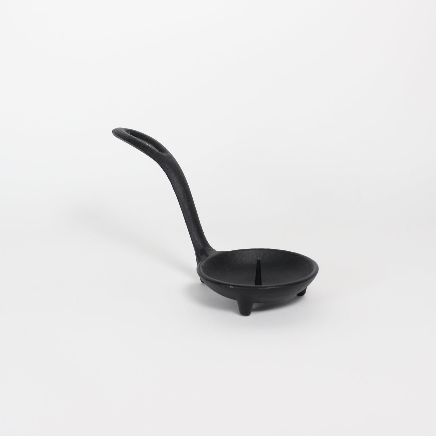 Japanese Takazawa Cast Iron Candle Stand with Handle