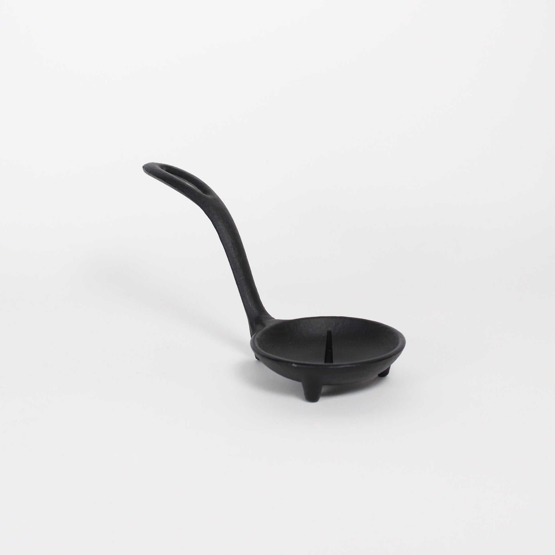 Japanese Takazawa Cast Iron Candle Stand with Handle