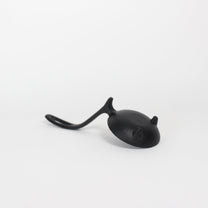 Japanese Takazawa Cast Iron Candle Stand with Handle