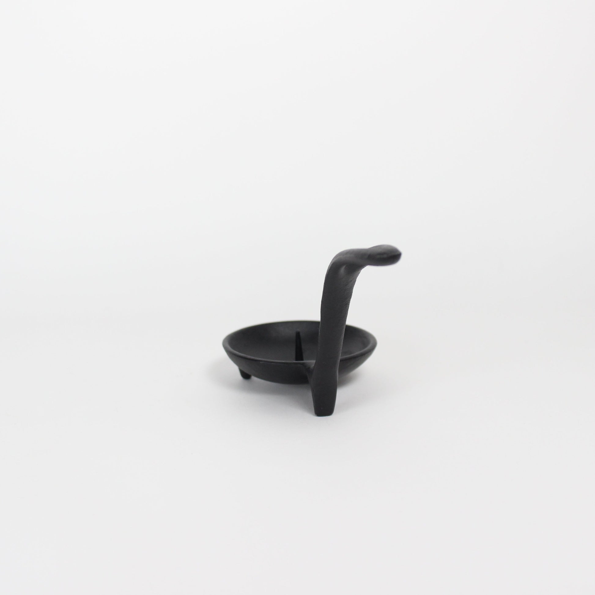 Japanese Takazawa Cast Iron Candle Stand with Handle