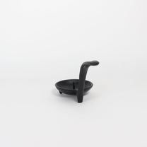 Japanese Takazawa Cast Iron Candle Stand with Handle