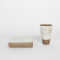 Korean Buncheong Highstand Square Plate