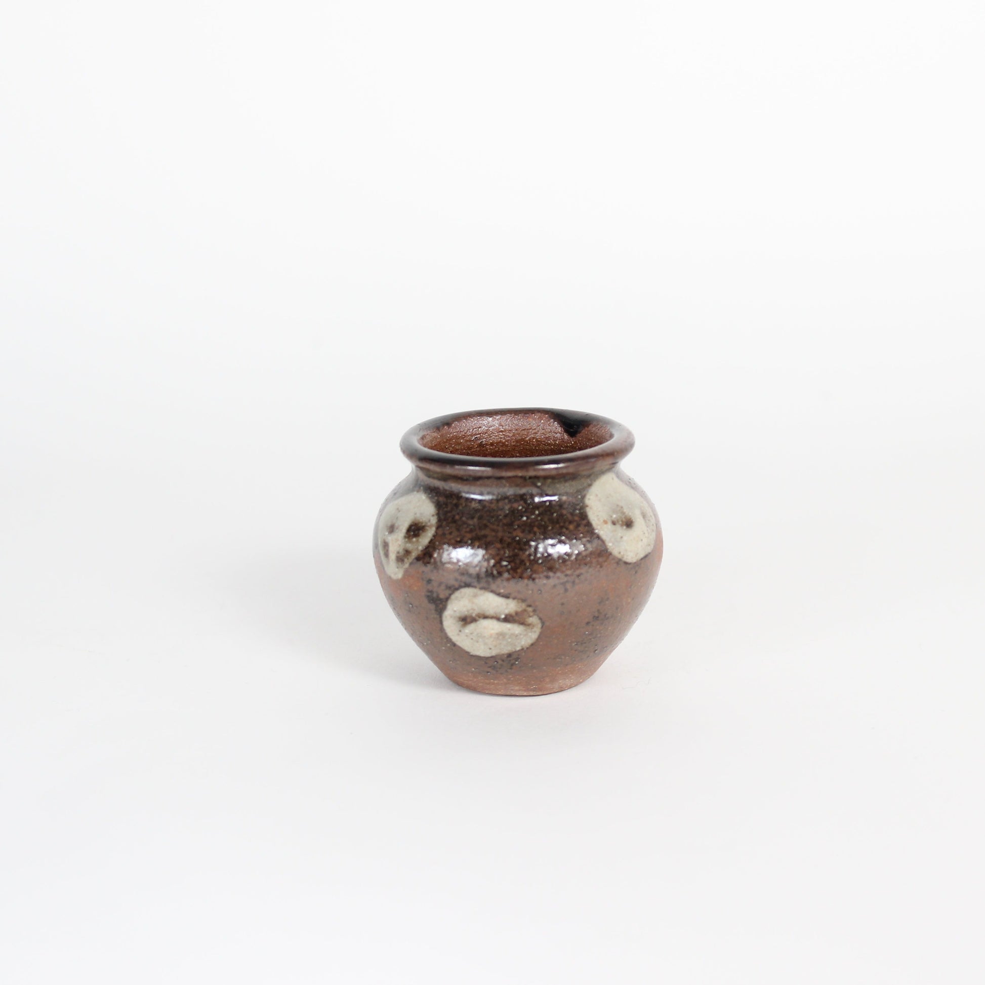 Japanese Yomitan-yaki Ceramic Mini Jar II