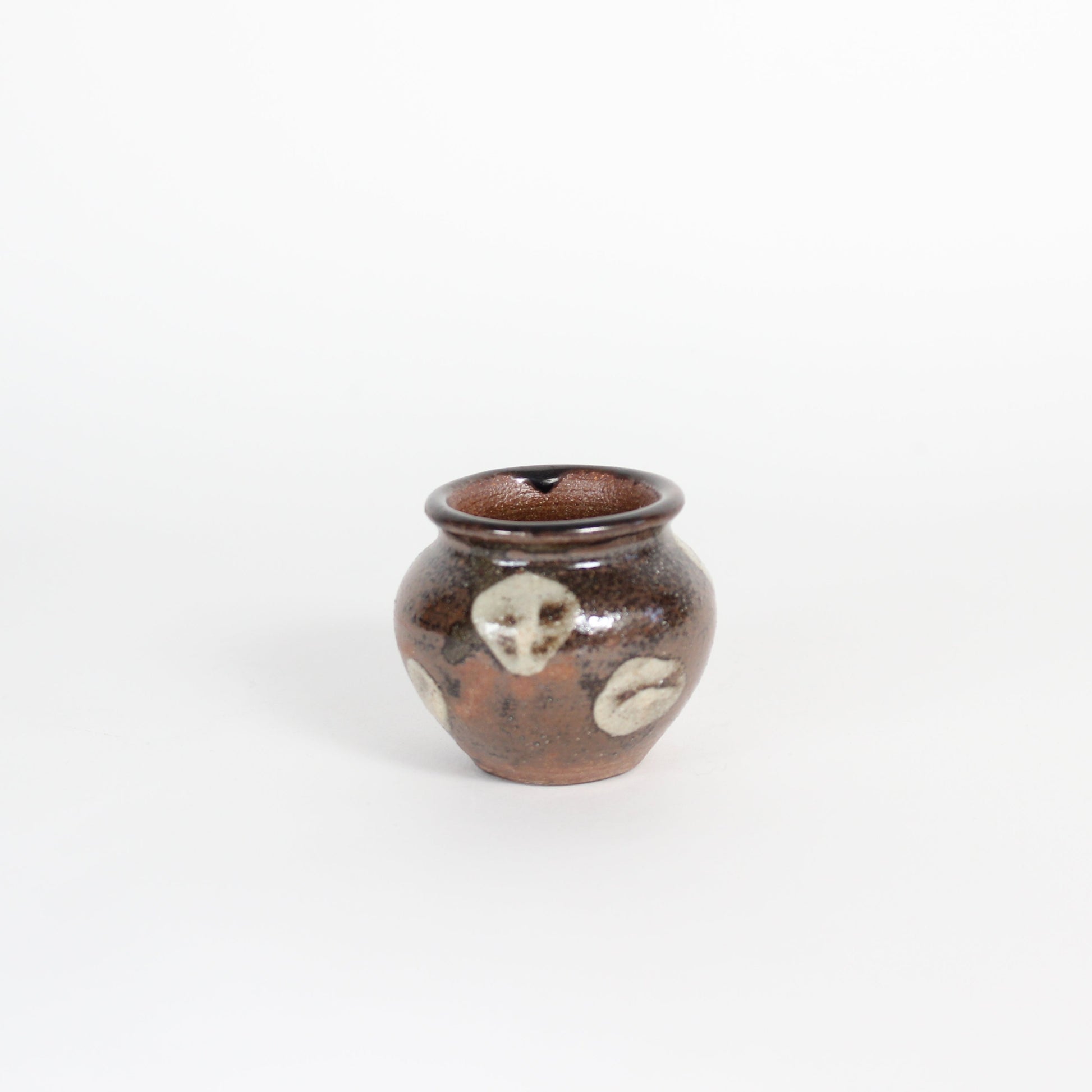 Japanese Yomitan-yaki Ceramic Mini Jar II