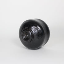 Japanese Kuro Rakuyaki Ceramic Tea Bowl