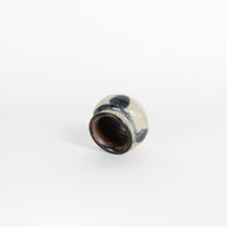 Japanese Yomitan-yaki Ceramic Mini Jar II/Chasen Holder