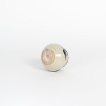 Japanese Yomitan-yaki Ceramic Mini Jar II/Chasen Holder