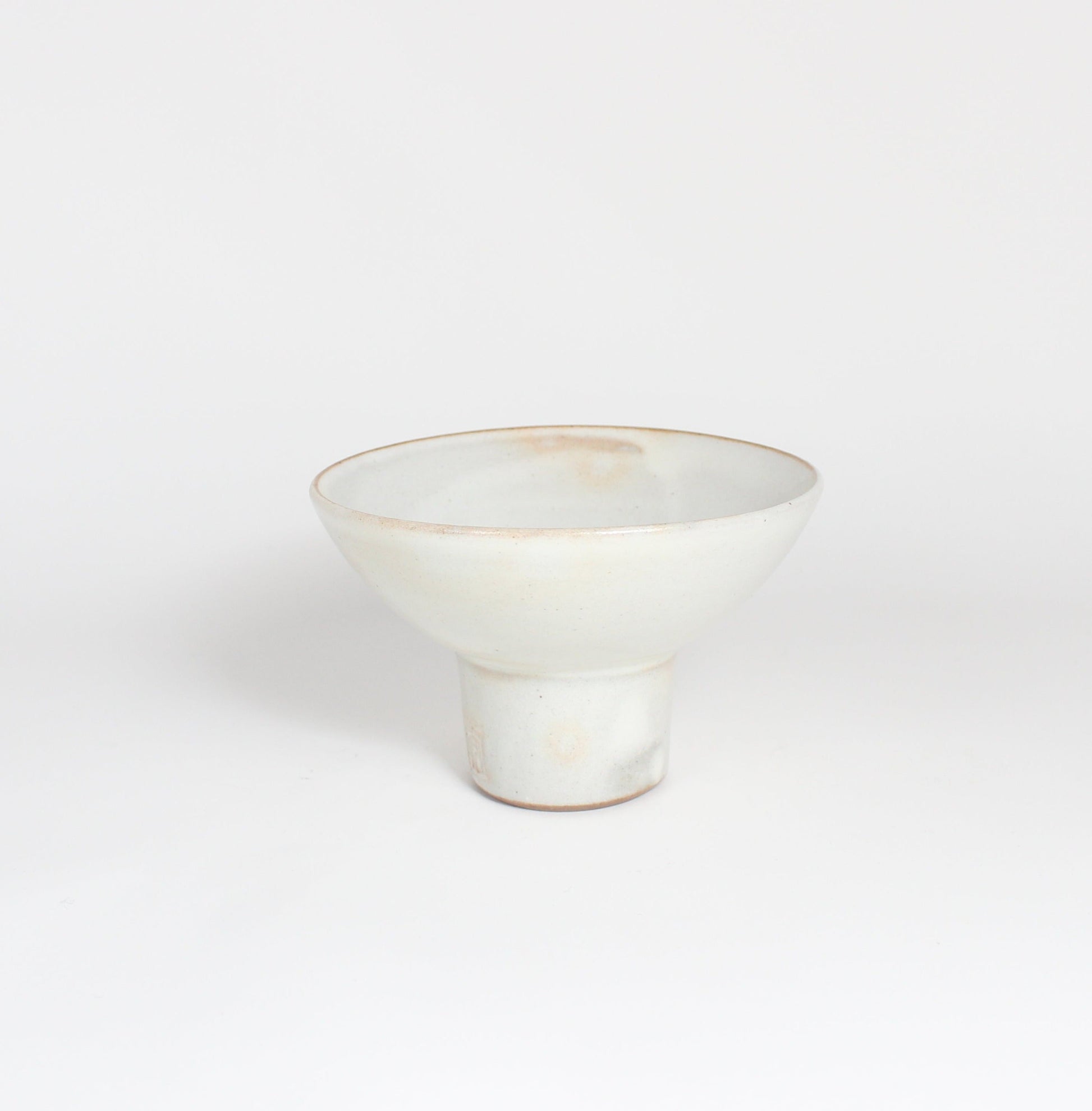 Korean Buncheong Ceramic High-Footed Bowl