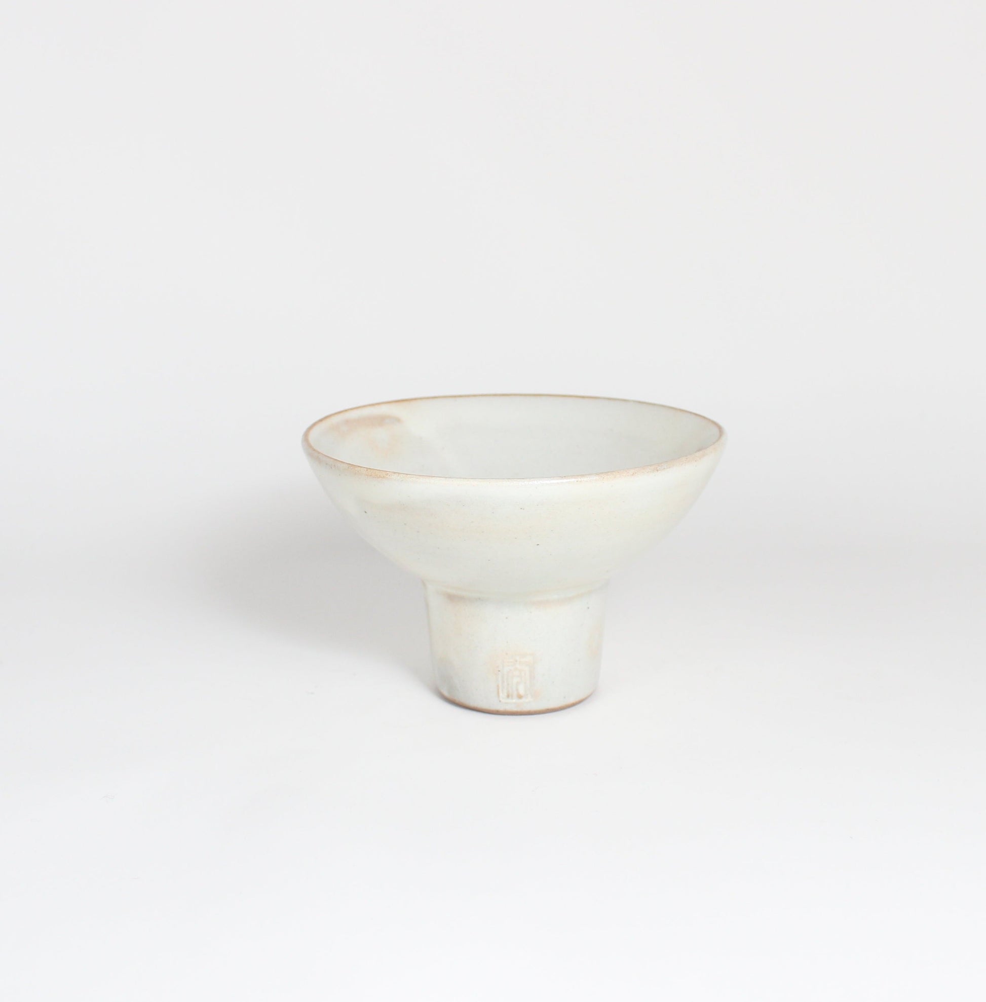 Korean Buncheong Ceramic High-Footed Bowl
