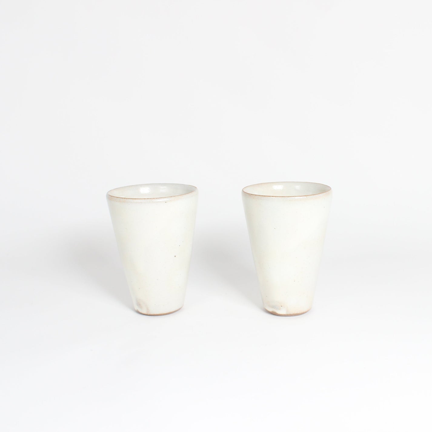 Korean Buncheong White Cups (Set)