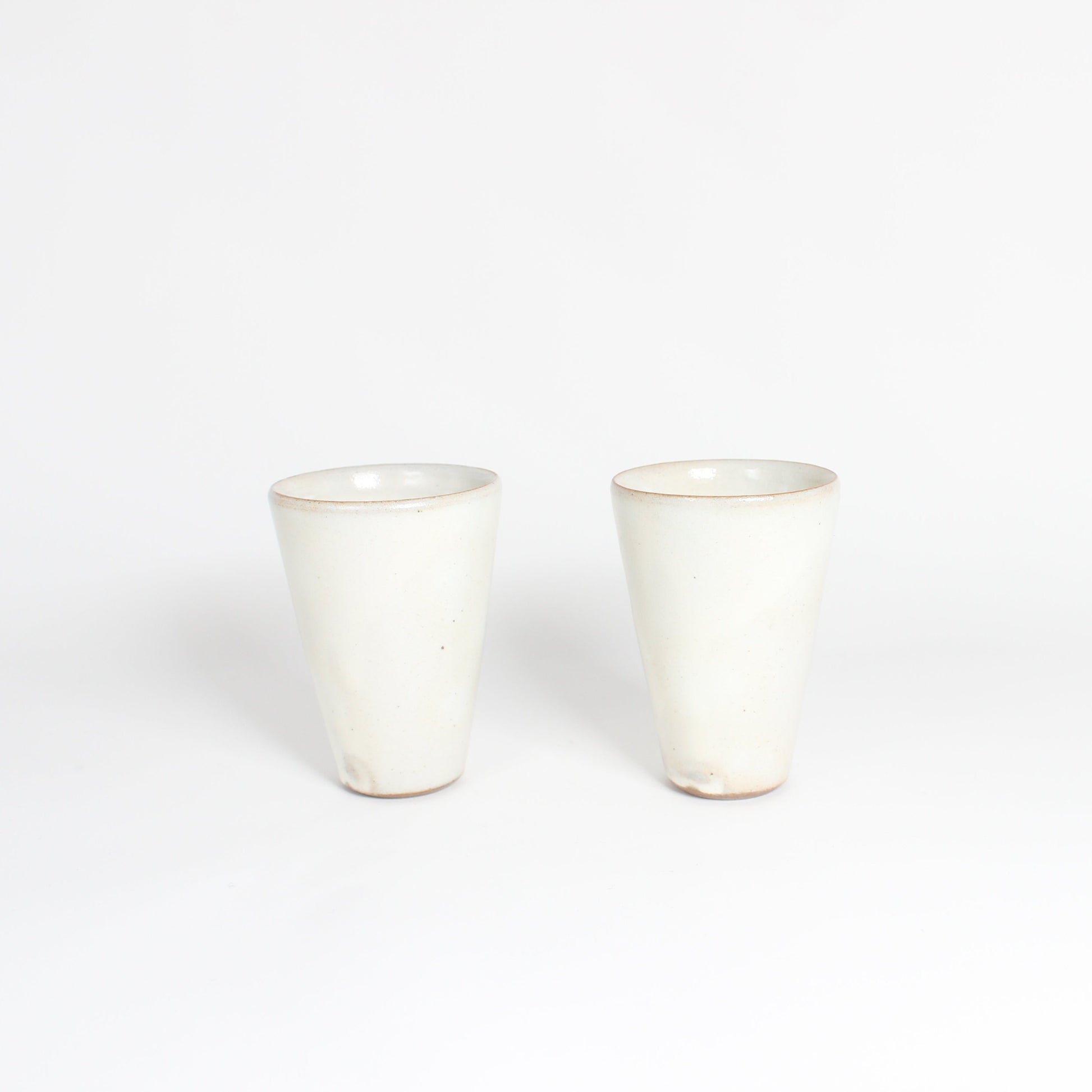 Korean Buncheong White Cups (Set)