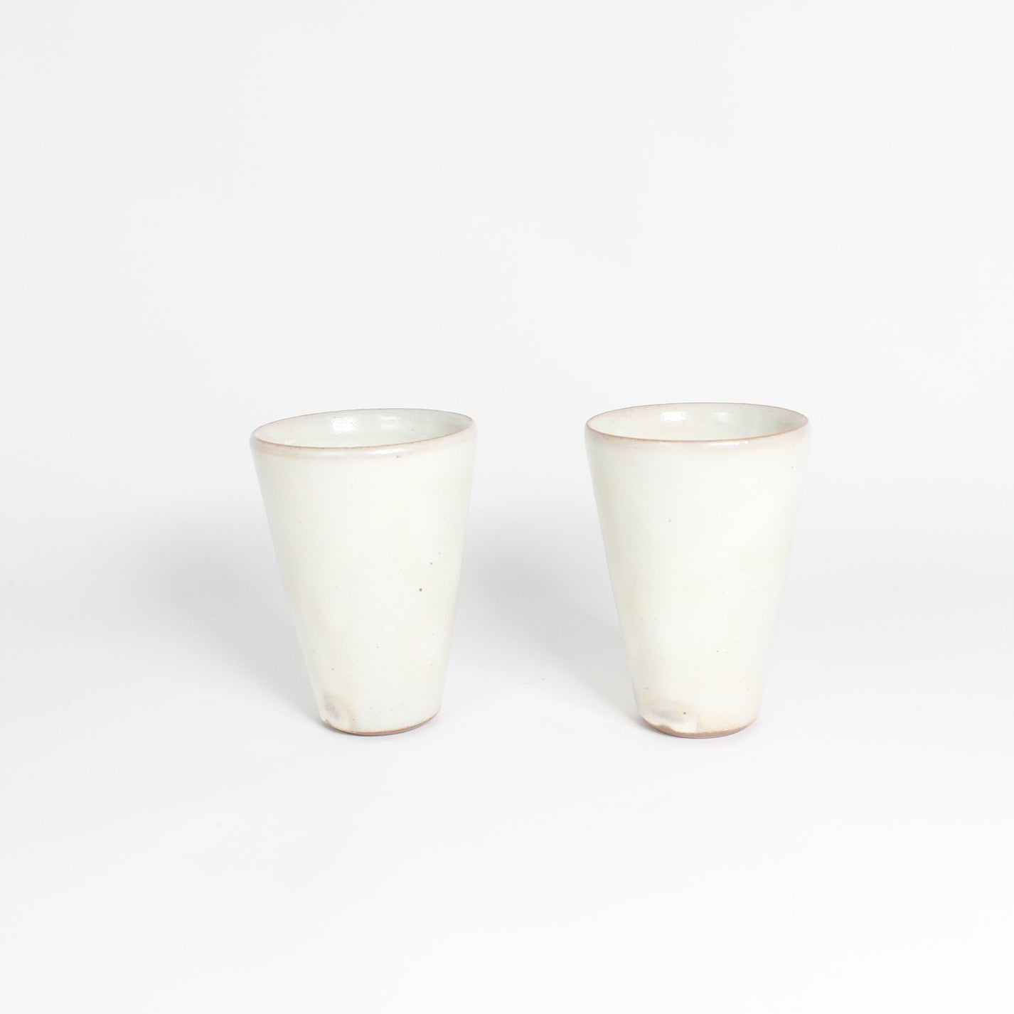 Korean Buncheong White Cups (Set)