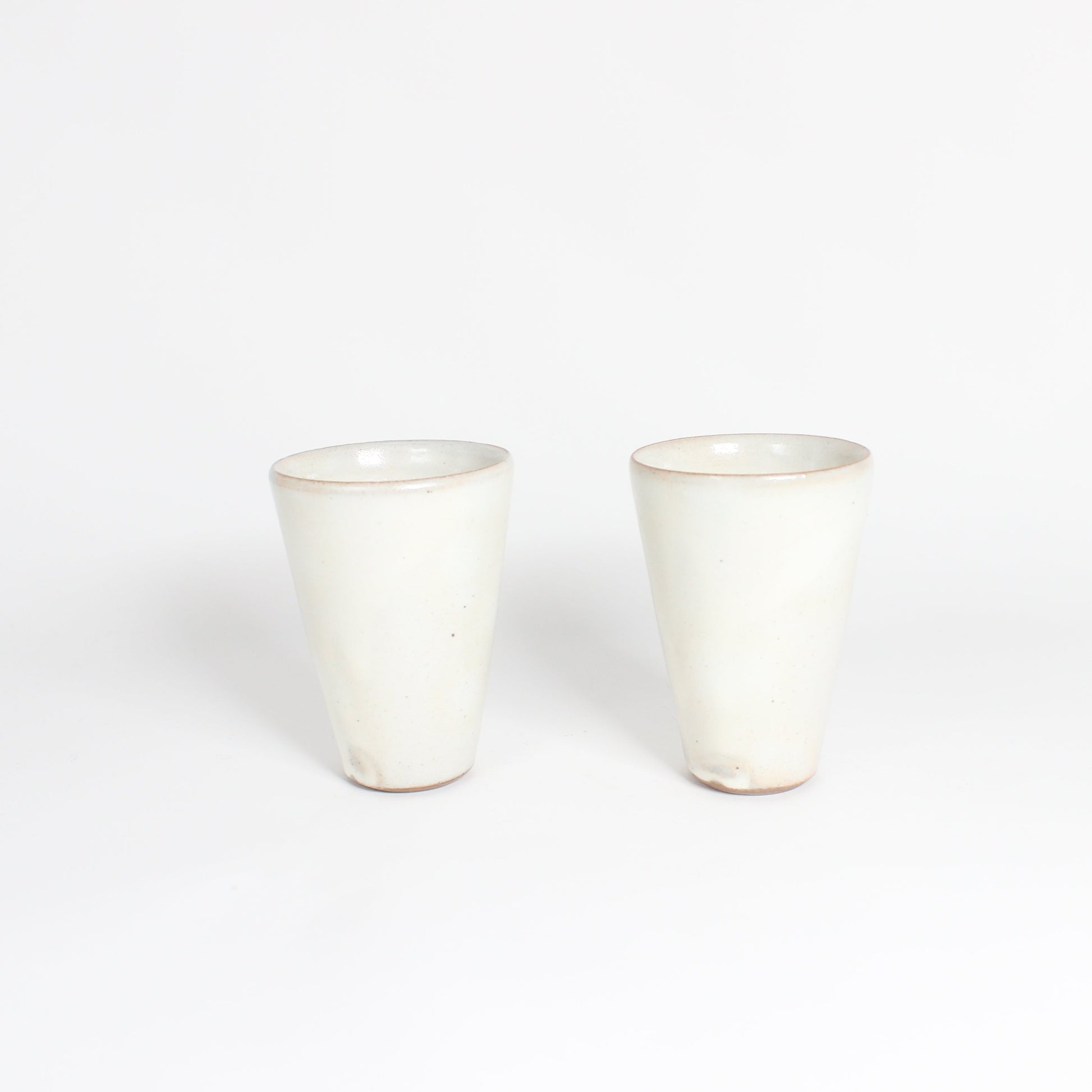 Korean Buncheong White Cups (Set)