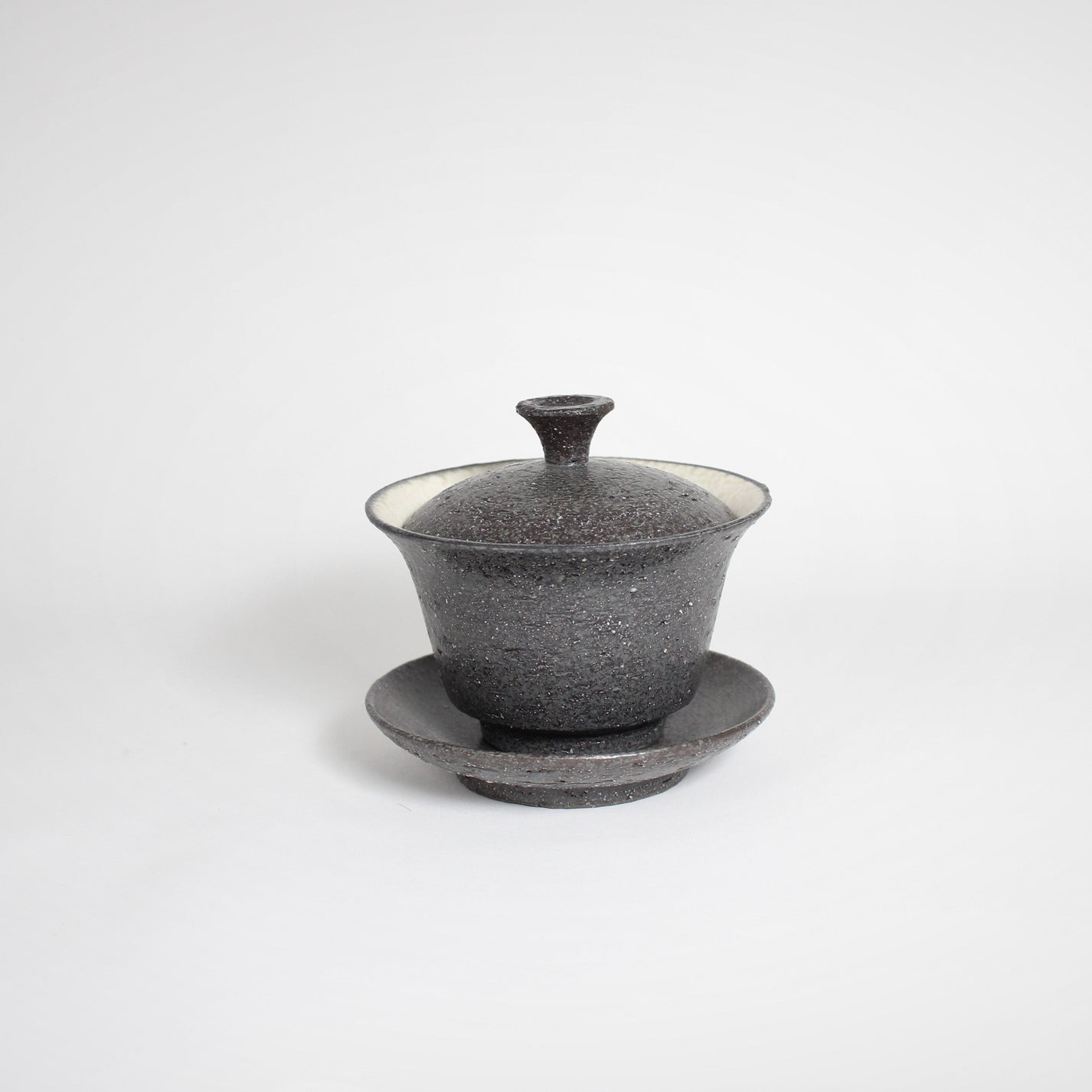 Korean Heugja Ceramic Black Gaiwan, L