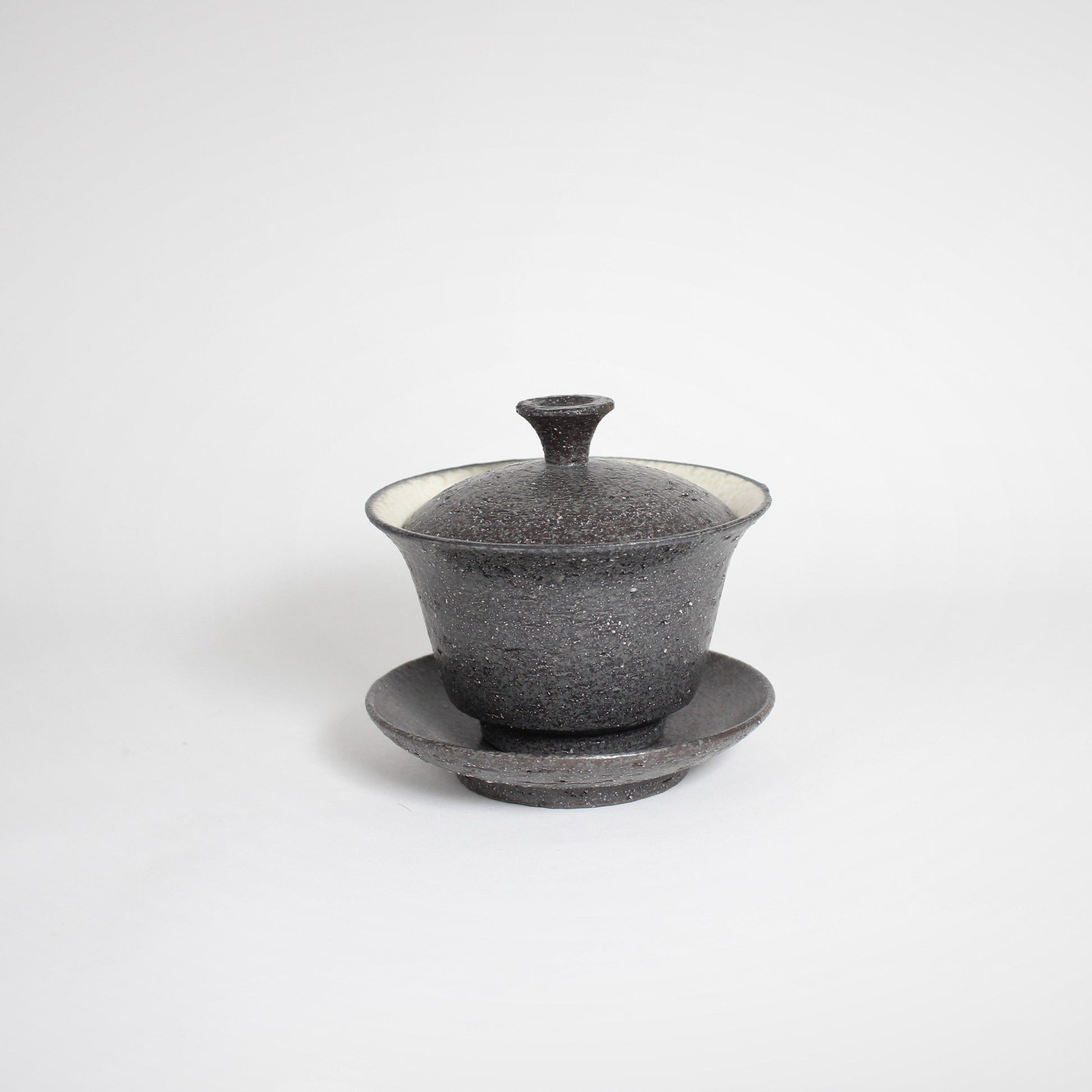 Korean Heugja Ceramic Black Gaiwan, L