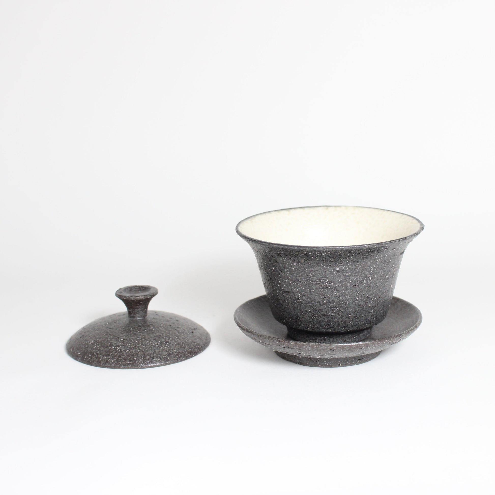 Korean Heugja Ceramic Black Gaiwan, L