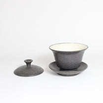 Korean Heugja Ceramic Black Gaiwan, L