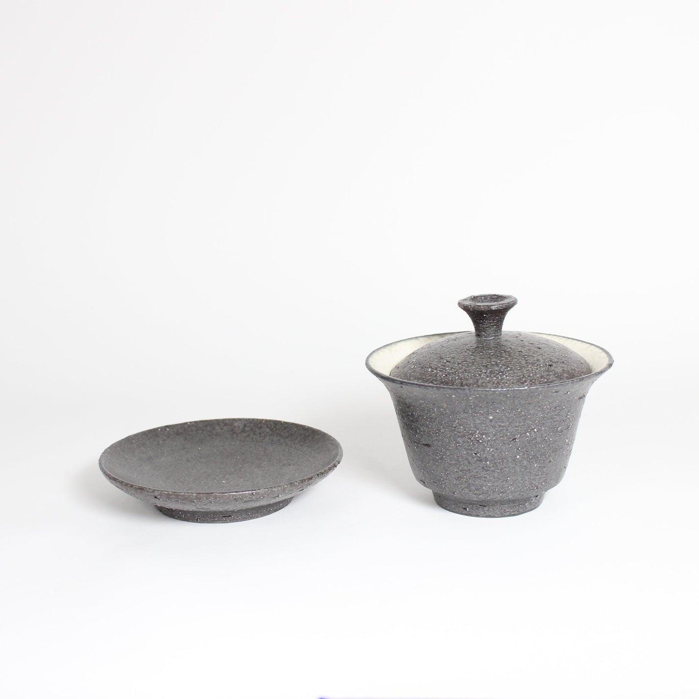 Korean Heugja Ceramic Black Gaiwan, L
