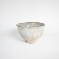 Japanese Shigaraki Ash-Glazed Matcha Bowl