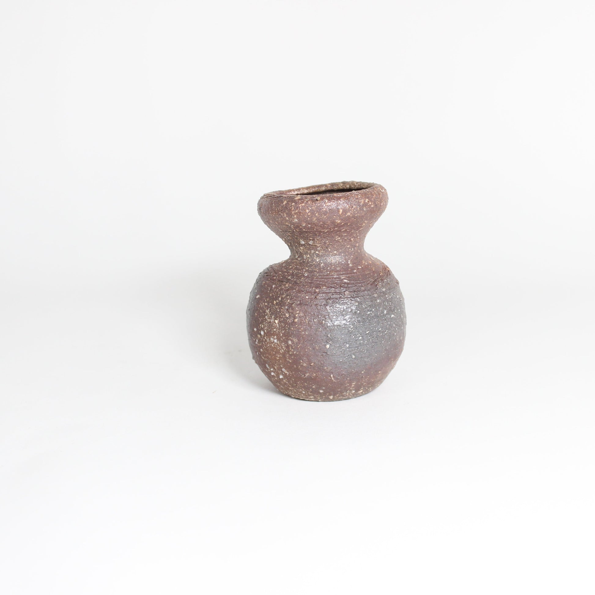 Japanese Shigaraki Ceramic Mini Vase, II