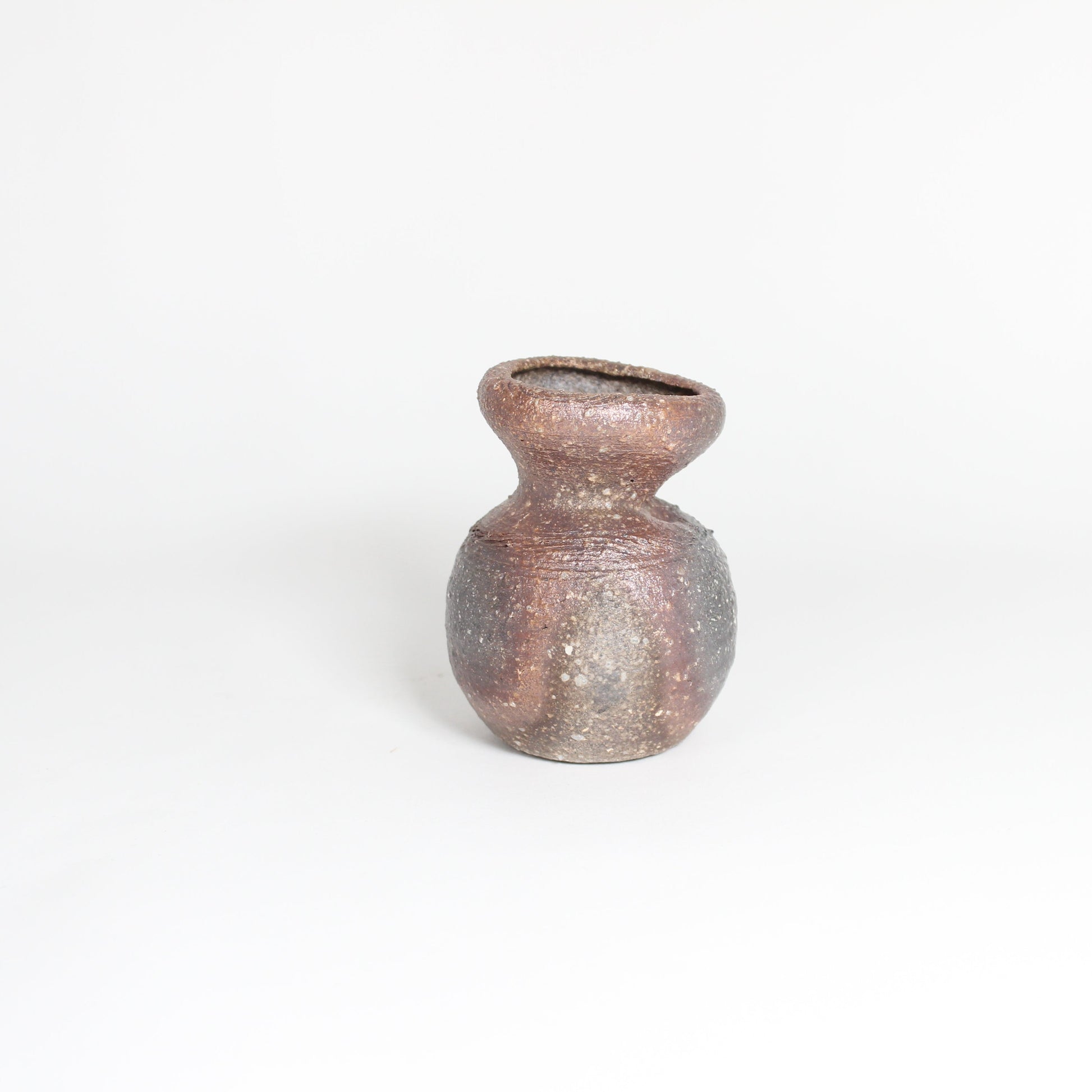 Japanese Shigaraki Ceramic Mini Vase, II