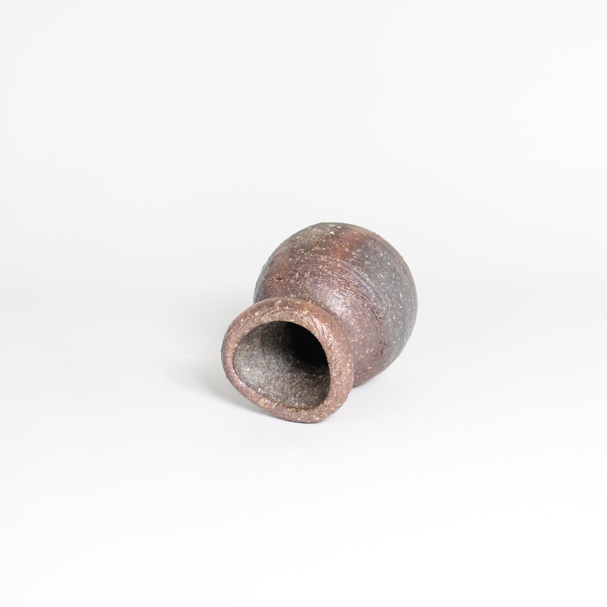 Japanese Shigaraki Ceramic Mini Vase, II