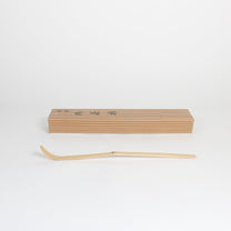 Japanese Shiratake White Bamboo Chashaku/Matcha Tea Scoop by Yasaburo Tanimura