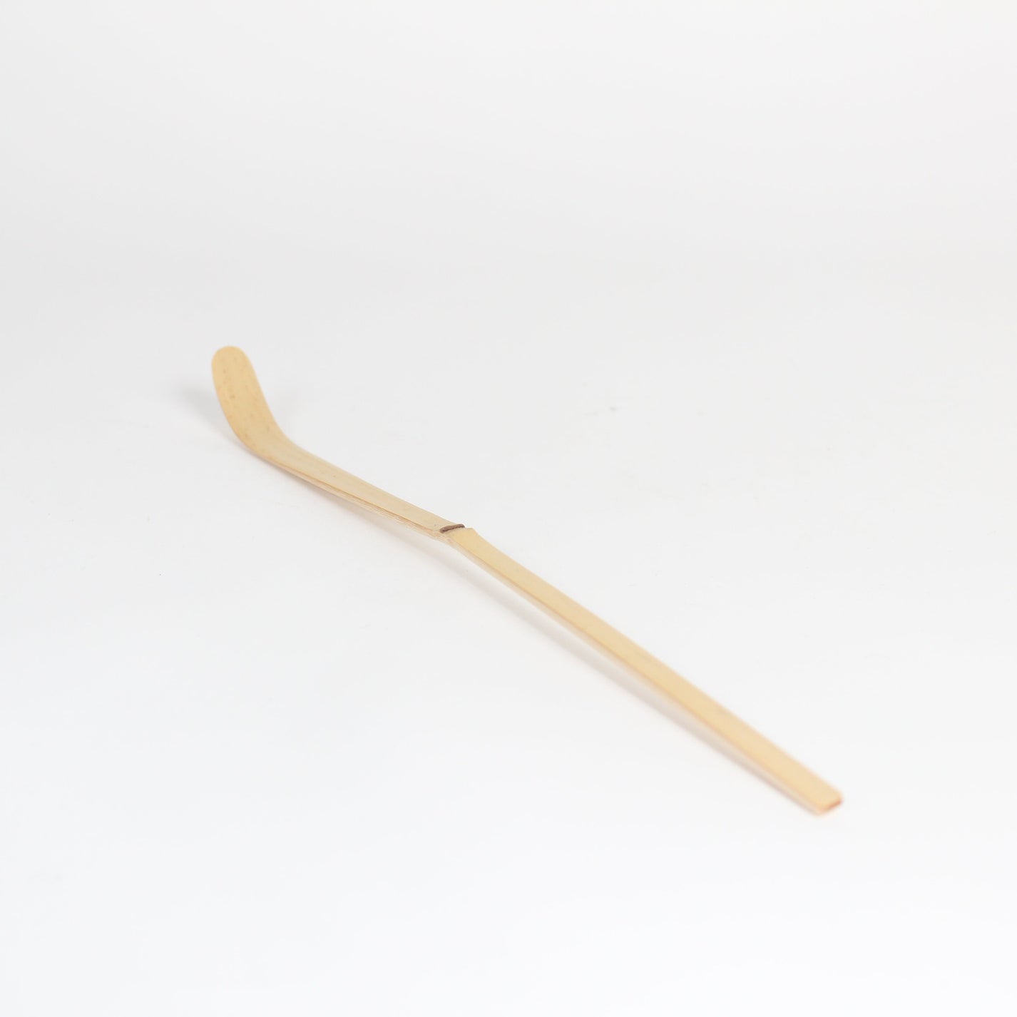 Japanese Shiratake White Bamboo Chashaku/Matcha Tea Scoop by Yasaburo Tanimura