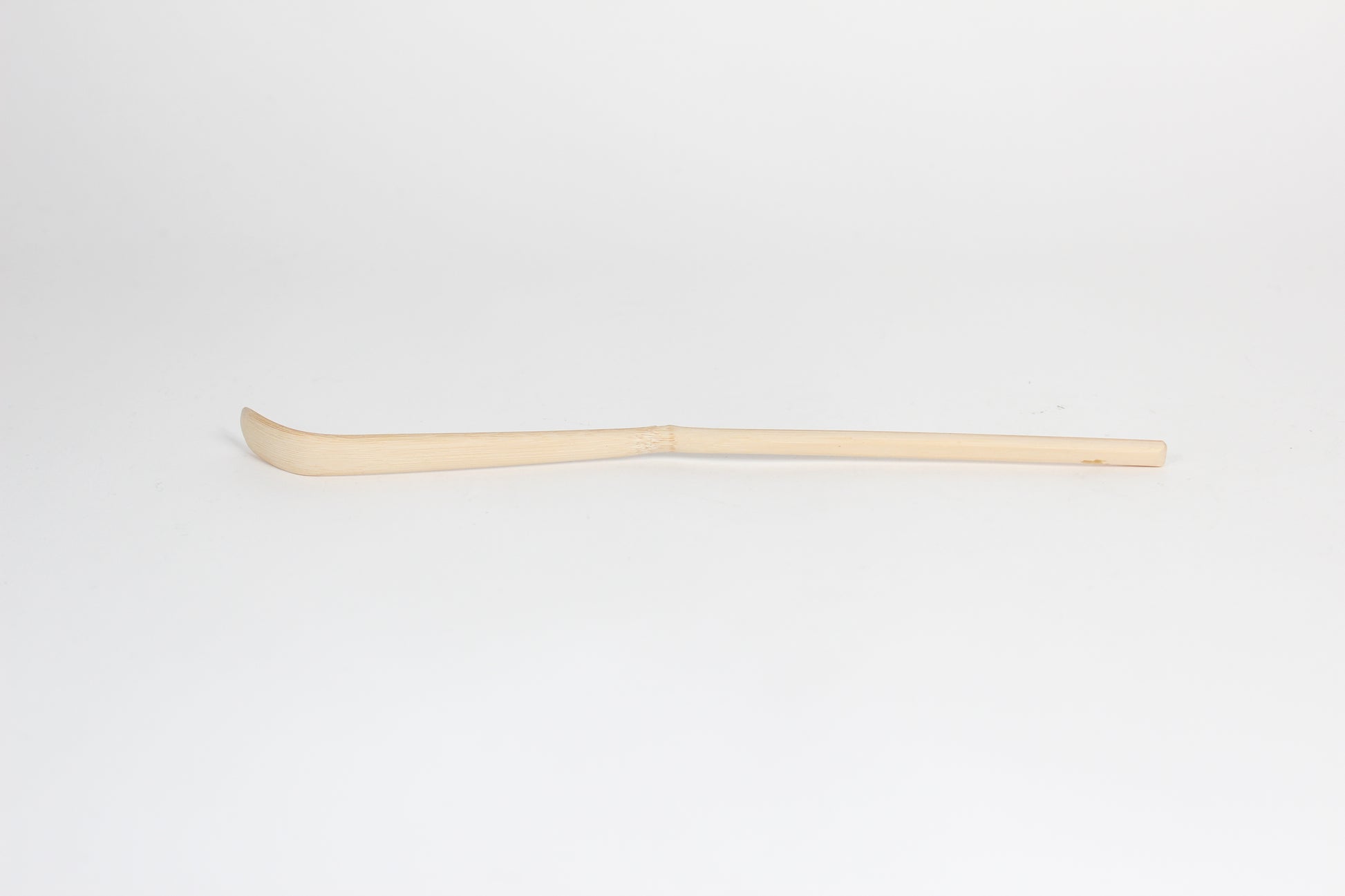 Japanese Shiratake White Bamboo Chashaku/Matcha Tea Scoop by Yasaburo Tanimura