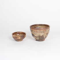 Japanese Shigaraki Ceramic Guinomi Sake Cup