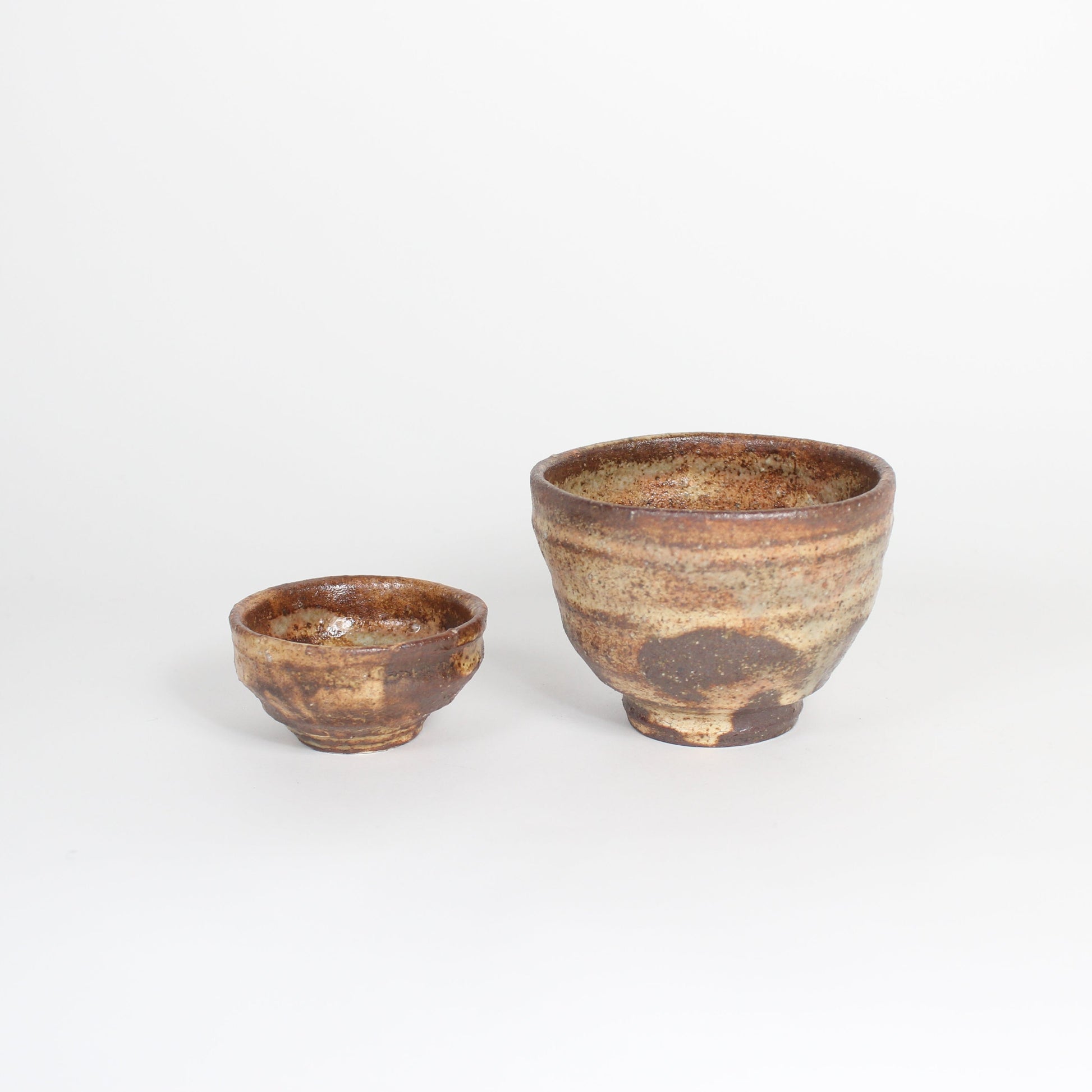 Japanese Shigaraki Ceramic Guinomi Sake Cup