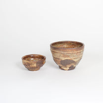 Japanese Shigaraki Ceramic Guinomi Sake Cup