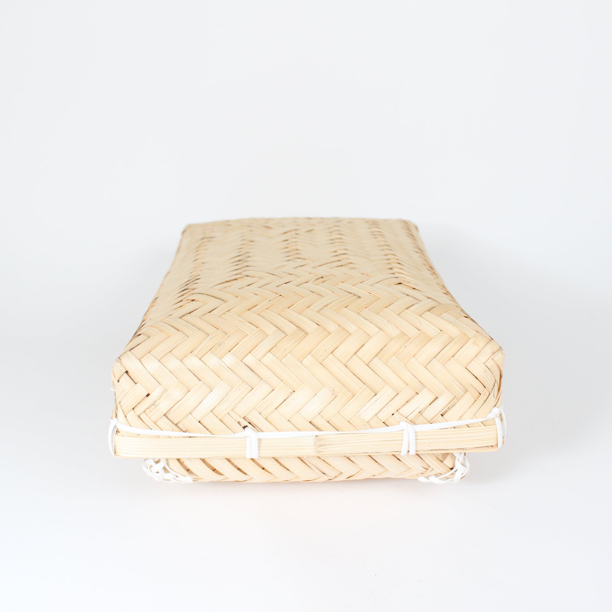 Handcrafted Woven Lidded Bamboo Baskets, M