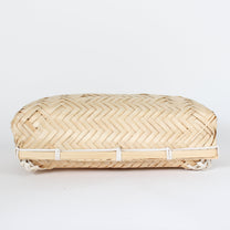 Handcrafted Woven Lidded Bamboo Baskets, S