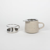 Japanese Stainless Steel Shell Motif Tea Strainer &amp; Stand