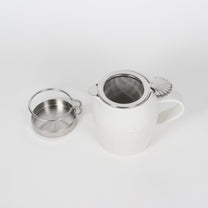 Japanese Stainless Steel Shell Motif Tea Strainer &amp; Stand