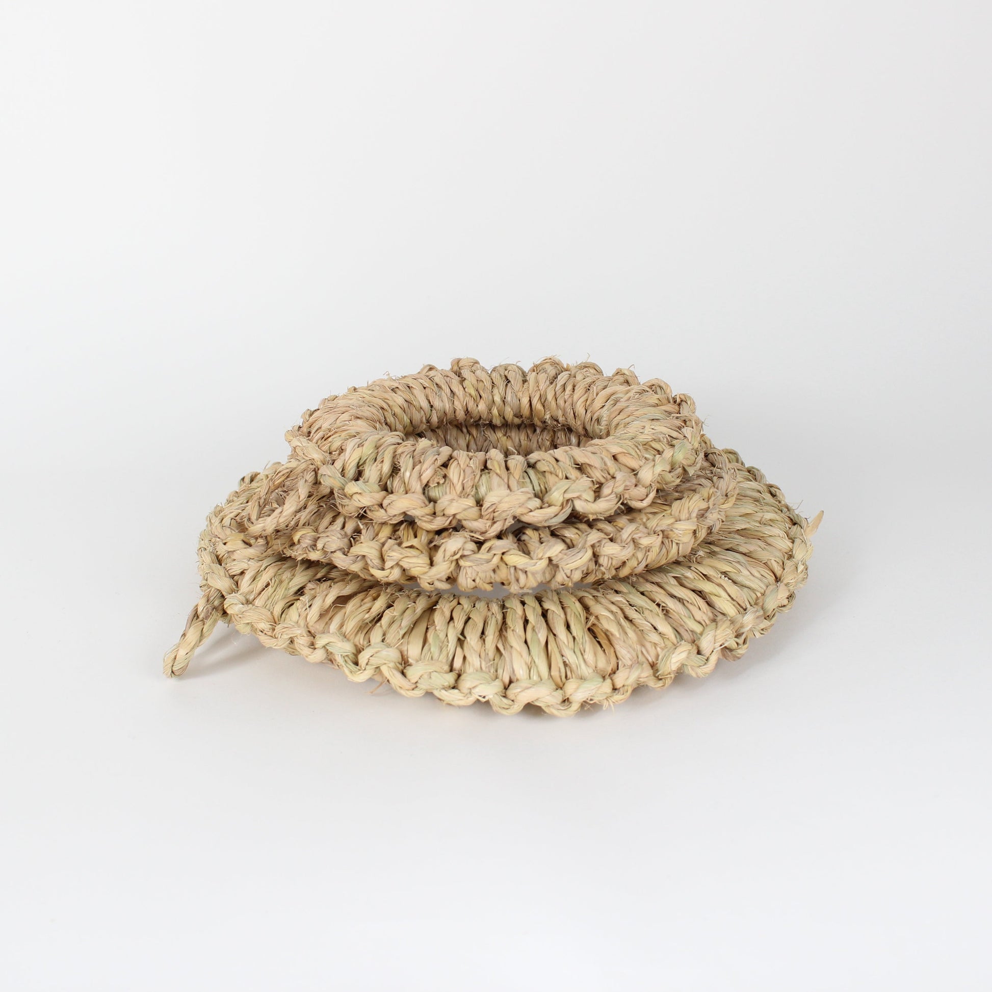 Japanese Straw Trivets, 3 Sizes