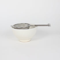 Japanese Porcelain Hime Chawan Tea Bowl, Kohiki White