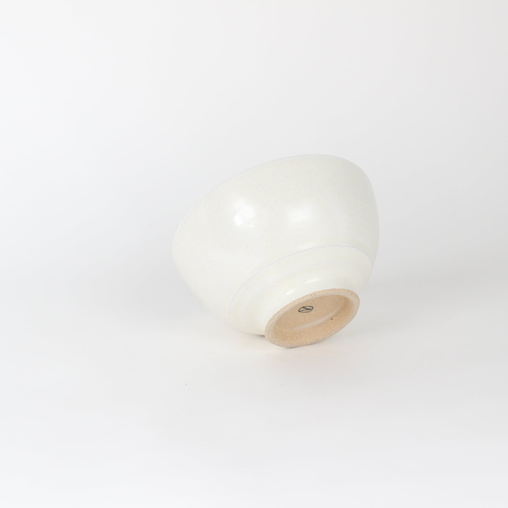 Japanese Porcelain Hime Chawan Tea Bowl, Kohiki White
