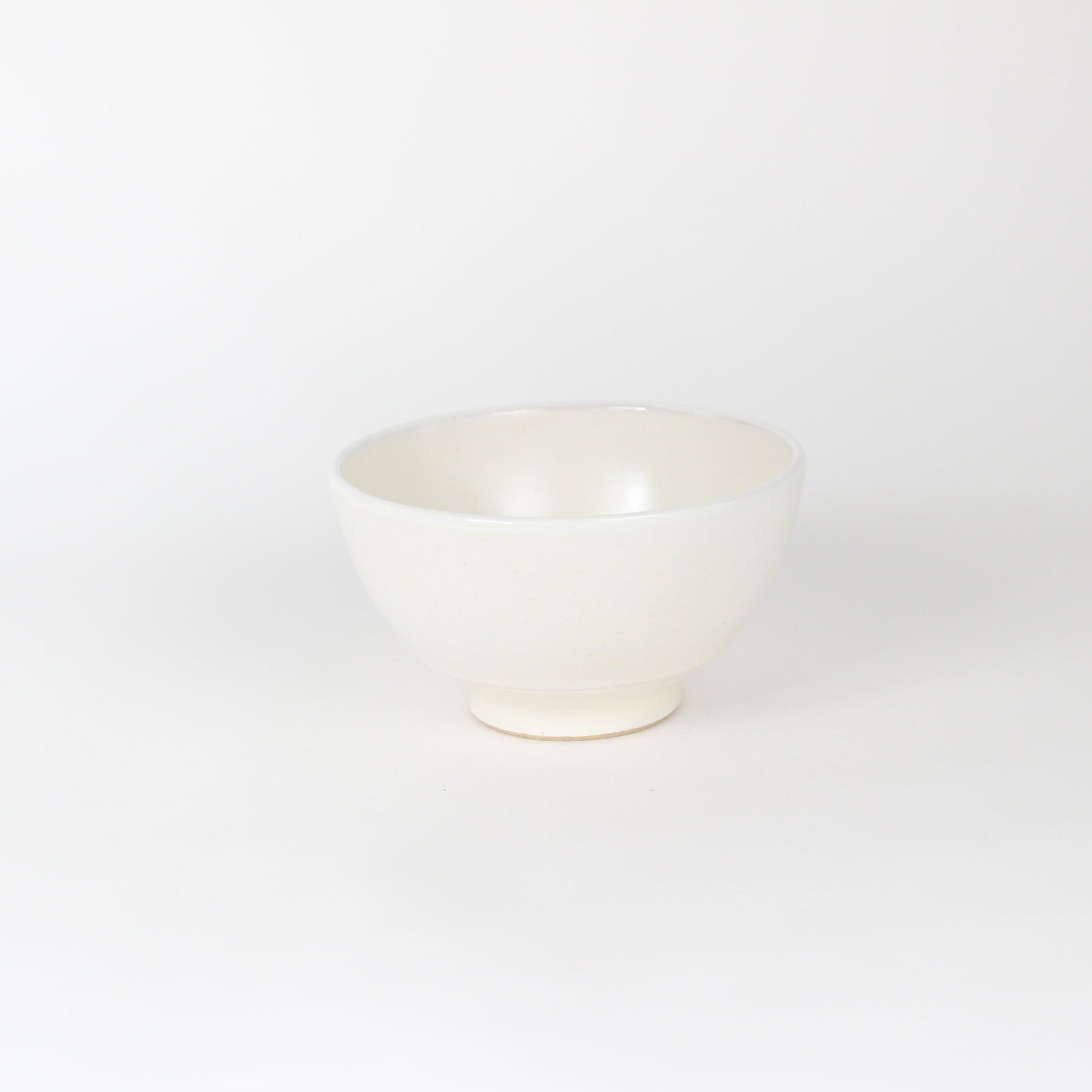 Japanese Porcelain Hime Chawan Tea Bowl, Kohiki White