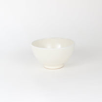 Japanese Porcelain Hime Chawan Tea Bowl, Kohiki White